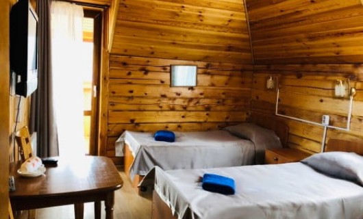 Семейный номер (TWIN + DBL) двухкомнатный номер коттедж № 1 - № 8