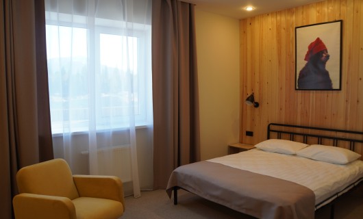 Стандартный номер с одной двуспальной кроватью